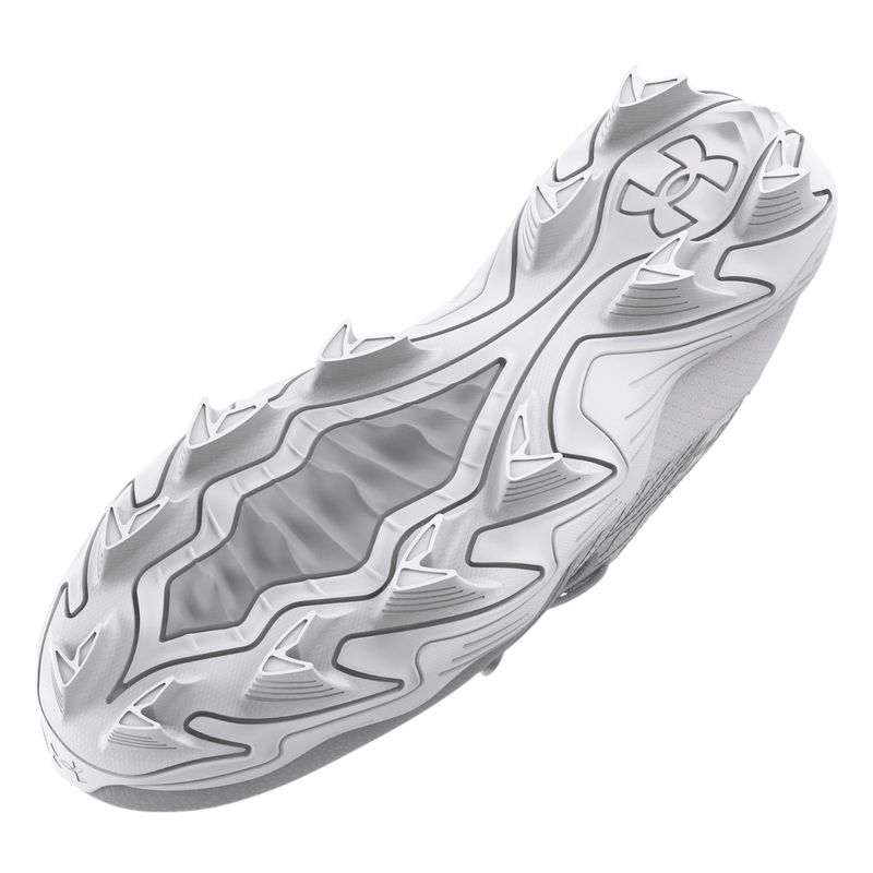 Under Armour UA Harper 9 RM Baseball Cleats - Men's White / White / Metallic Gold