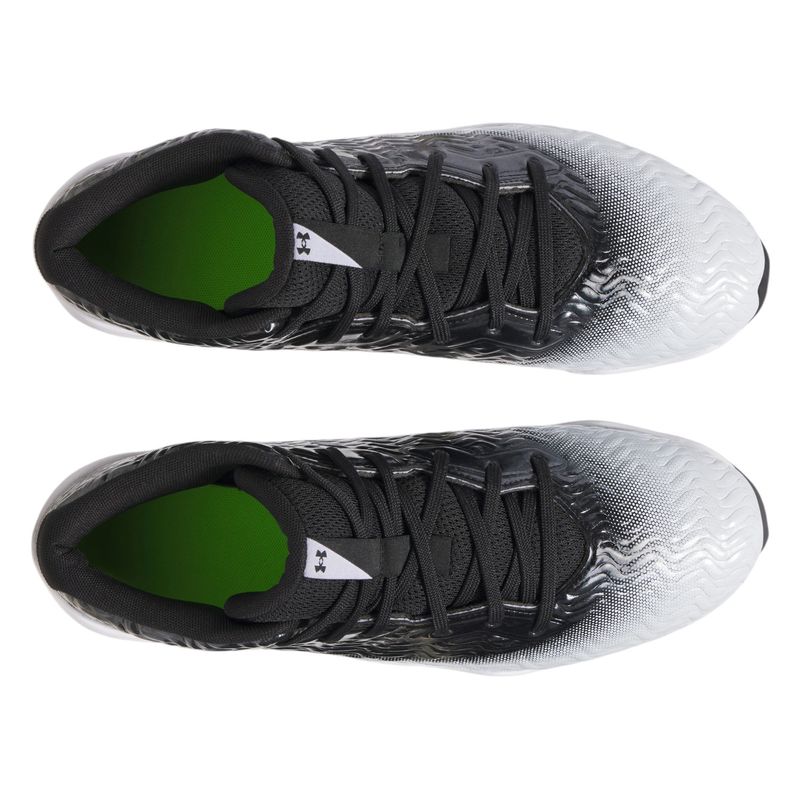 Under Armour UA Spotlight Hammer Football Cleats - Men's Black / White / White