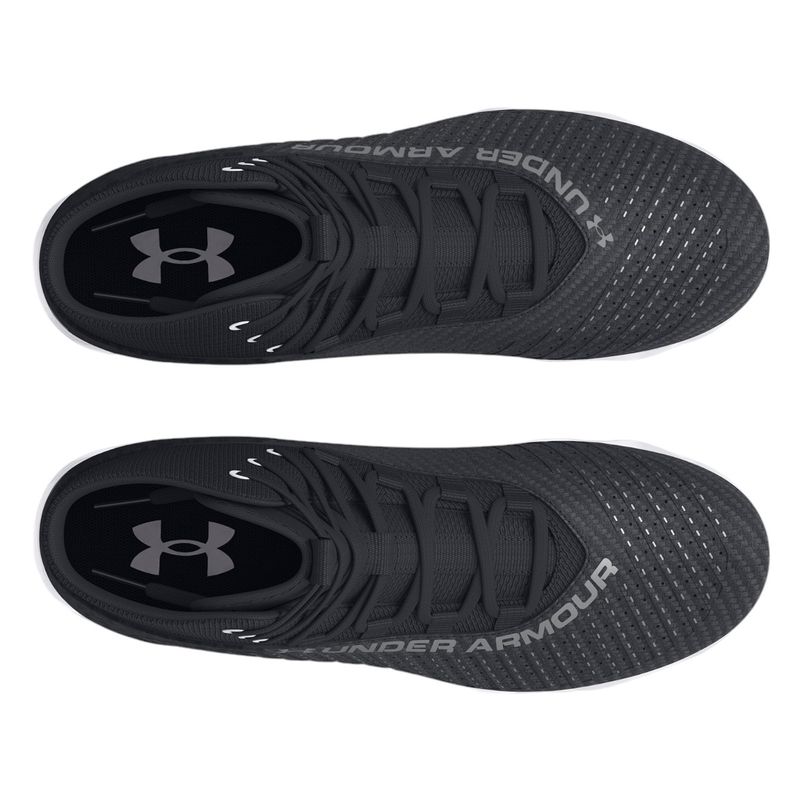 Under Armour Highlight 2 RM Jr Football Cleat - Boys' Black / White / Metallic Gun Metal
