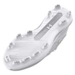 Under Armour Harper 9 TPU Jr Baseball Cleat - Boys' White / White / Metallic Gold