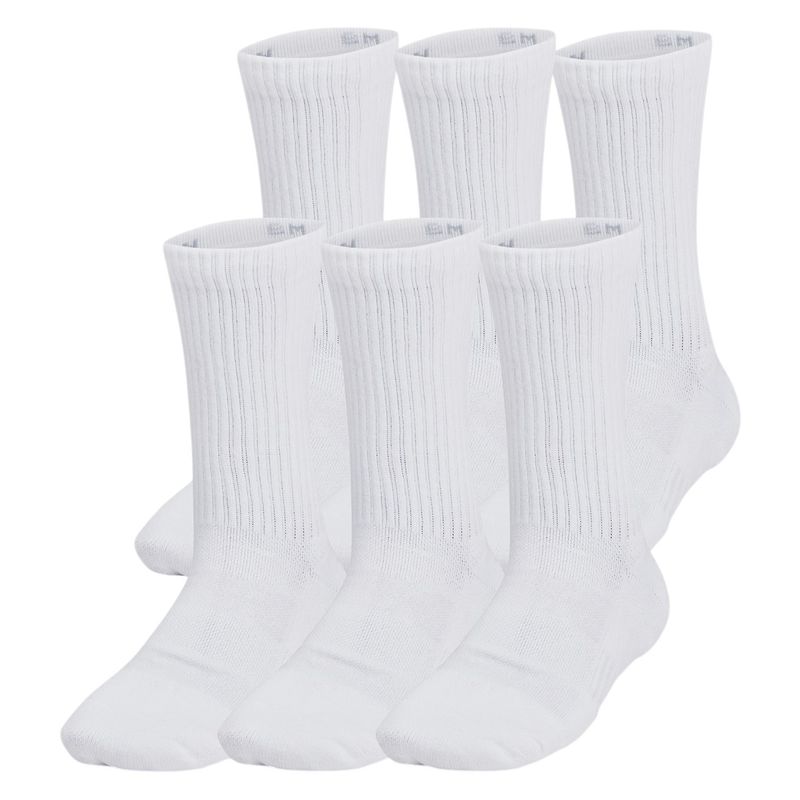 Under-Armour-Ua-Tc-Crew-Sock--Youth--6-pack--White---White---Black