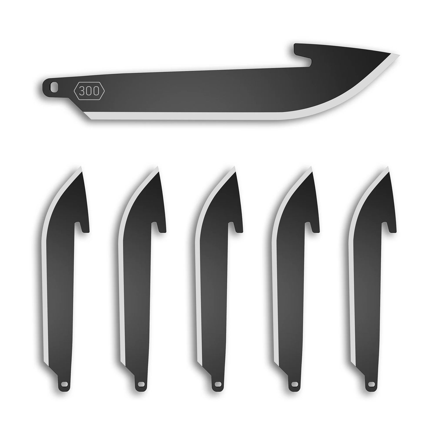 Outdoor Edge RazorSafe Drop Point Replacement Blade BLK