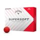 Callaway Supersoft Golf Balls 2025 (12 Pack) Matte Red