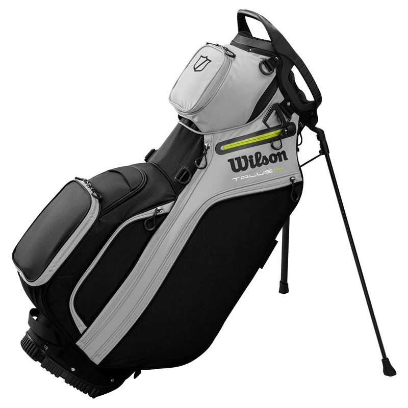 Wilson-Talus-Stand-Golf-Bag-Black---Grey---Yellow