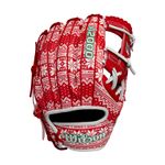 Wilson-A2000-GOTM-1975SS-11.5--Infield-Glove-December-2024-Red---White-Holiday-Sweater