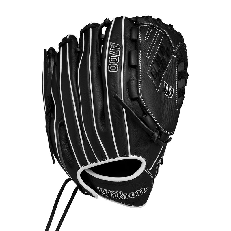 Wilson A700 12.5" Fastpitch Outfield Glove White / Black / Red