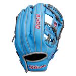 Wilson A500 11" Utility Baseball Glove - Youth Cool Blue / Grey / Red
