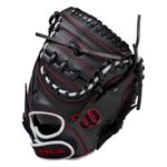 Wilson-A700-32.5--Catcher-s-Mitt---2025-Black---Silver---Red