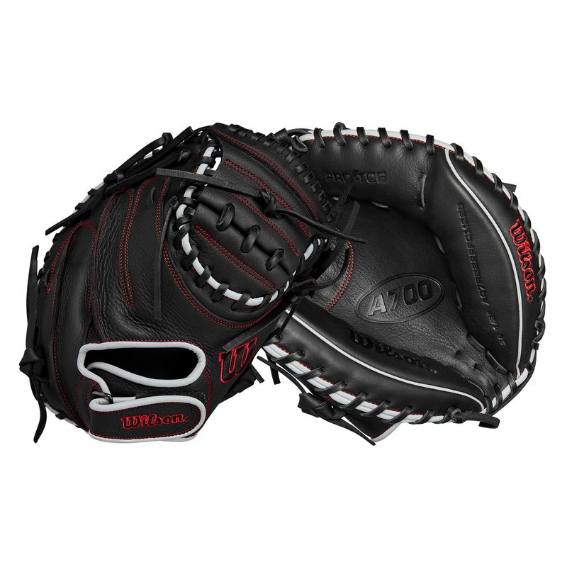 Wilson-A700-32.5--Catcher-s-Mitt---2025-Black---Silver---Red