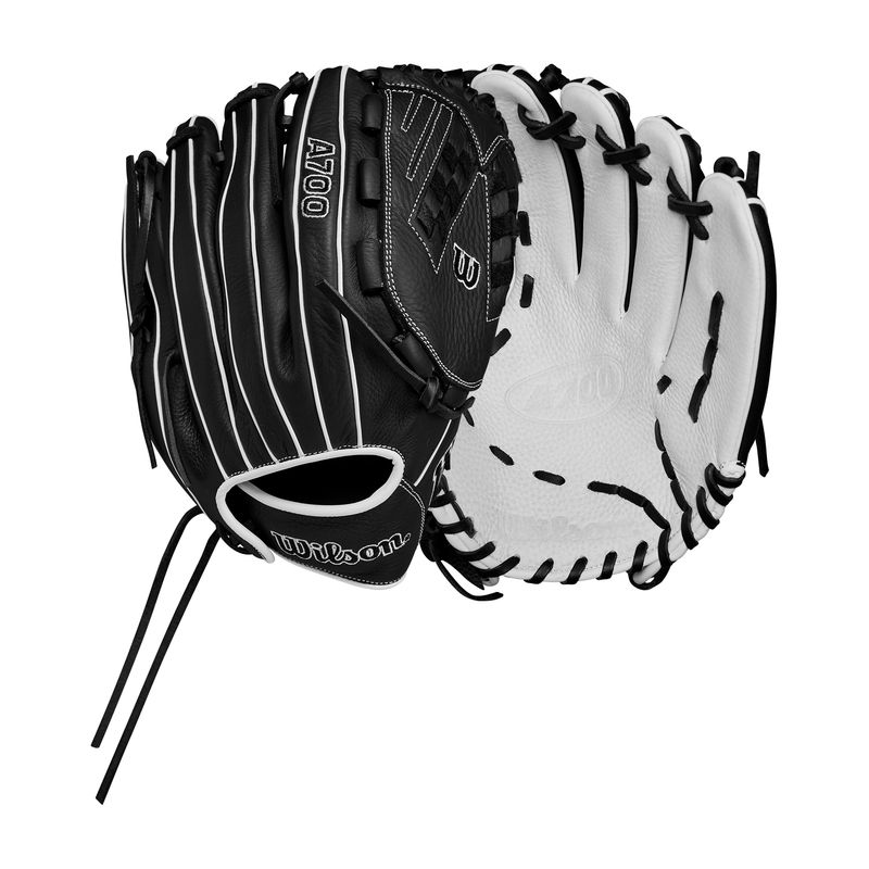 Wilson A700 12.5" Fastpitch Outfield Glove White / Black / Red