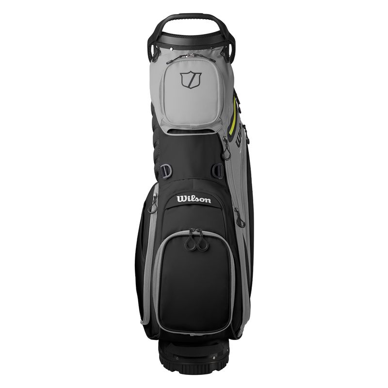 Wilson-Talus-Stand-Golf-Bag-Black---Grey---Yellow