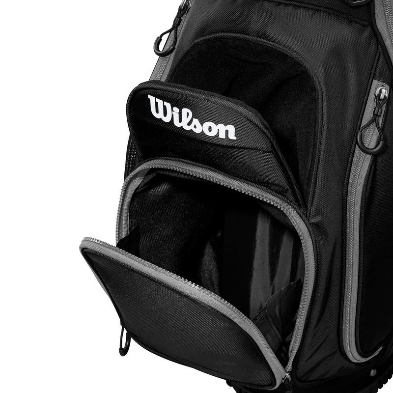 Wilson-Talus-Stand-Golf-Bag-Black---Grey---Yellow