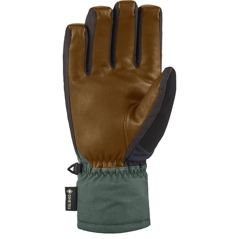 Dakine Leather Titan Gore-Tex Short Glove - Men's Dark Forest / Orange