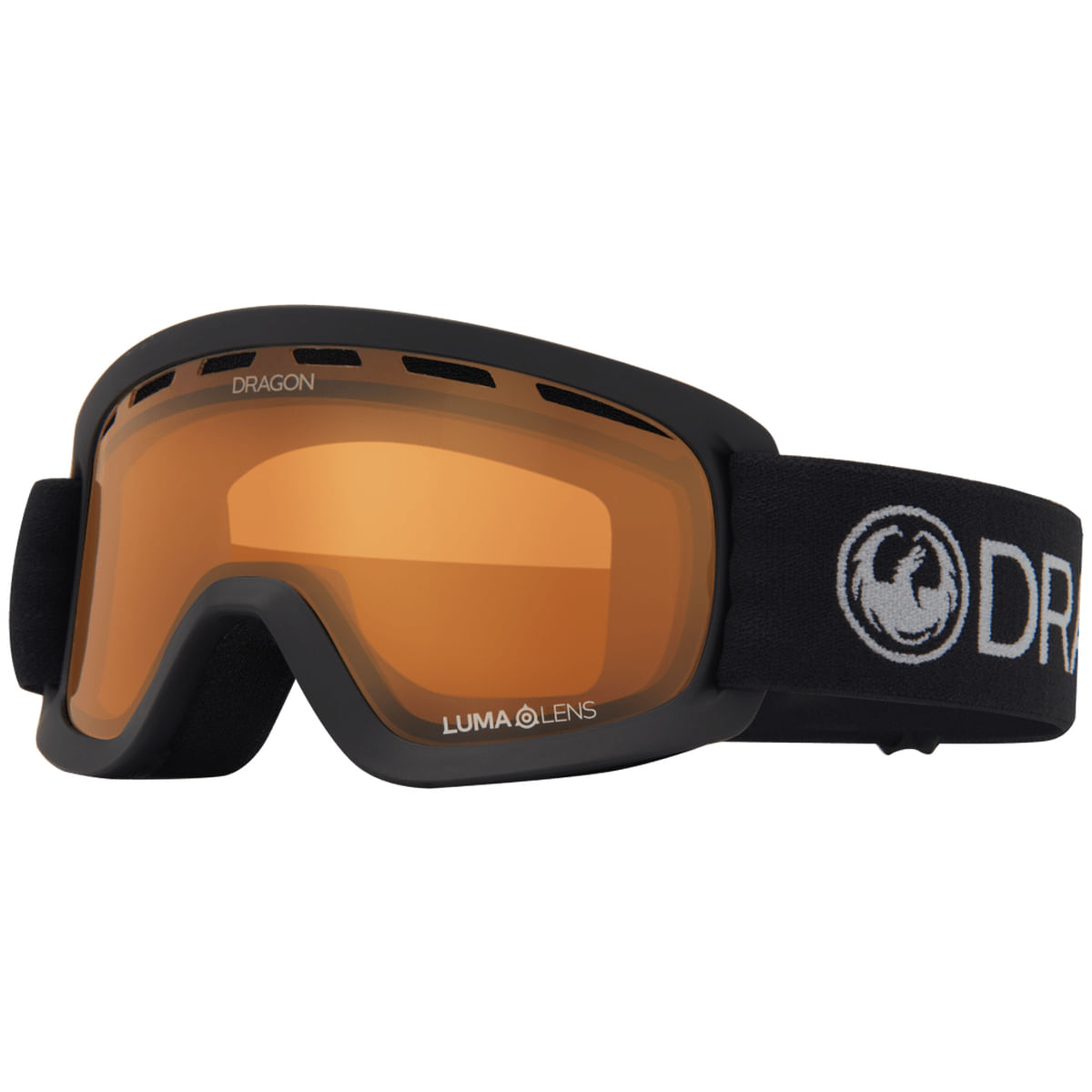 DRAGON Lil D Base Goggle - Youth Charcoal / Lumalens Amber