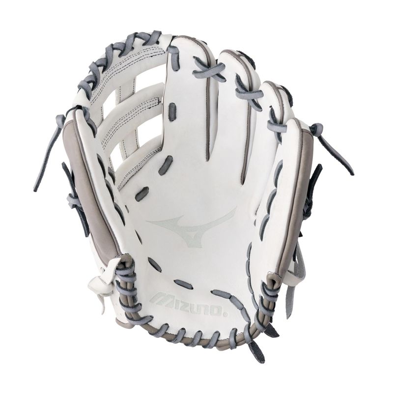 Mizuno-Prime-Elite-12.5--Pitcher-Outfield-Fastpitch-Softball-Glove-White---Grey