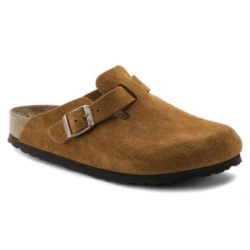 birkenstock unisex boston soft footbed leather clog