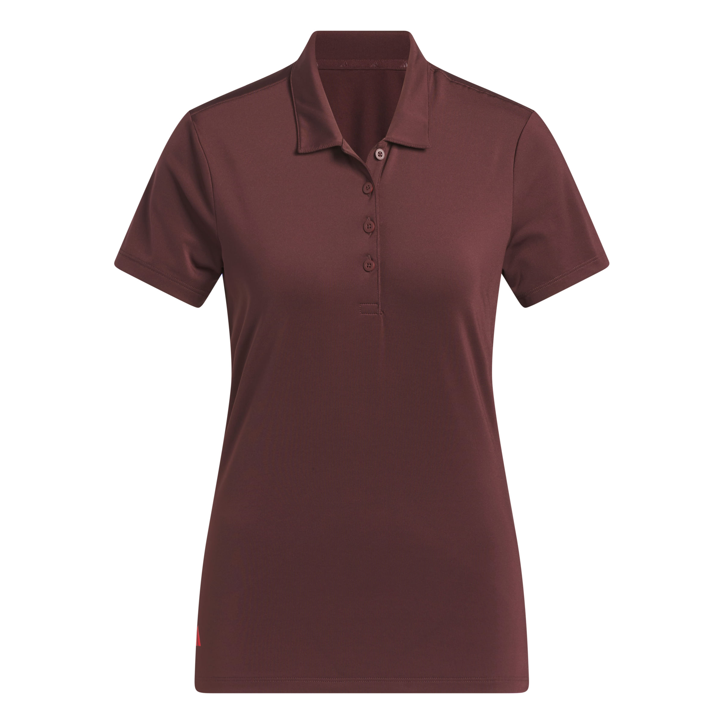 adidas Ultimate365 Solid Short Sleeve Polo - Women's Aurora Ruby