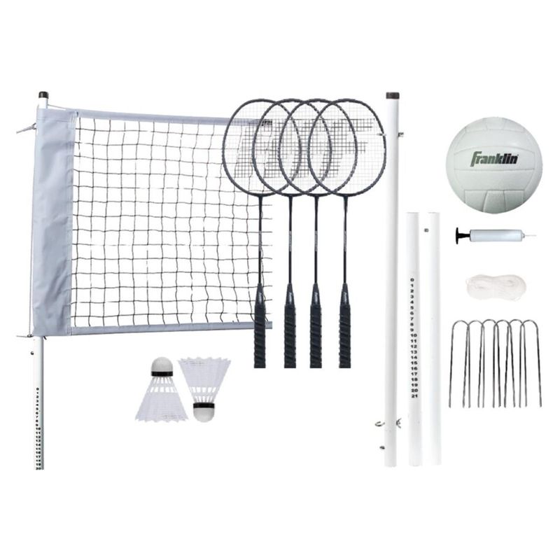 Family Volleyball And Badminton Set