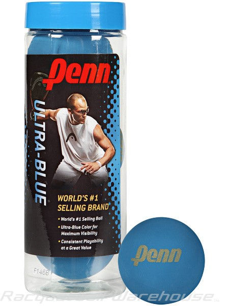 Penn Ultra Blue Racquetballs - 3 Pack