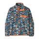 Patagonia Lightweight Synchilla Snap-T Fleece Pullover - Men's Swallowtail Geo / Still Blue