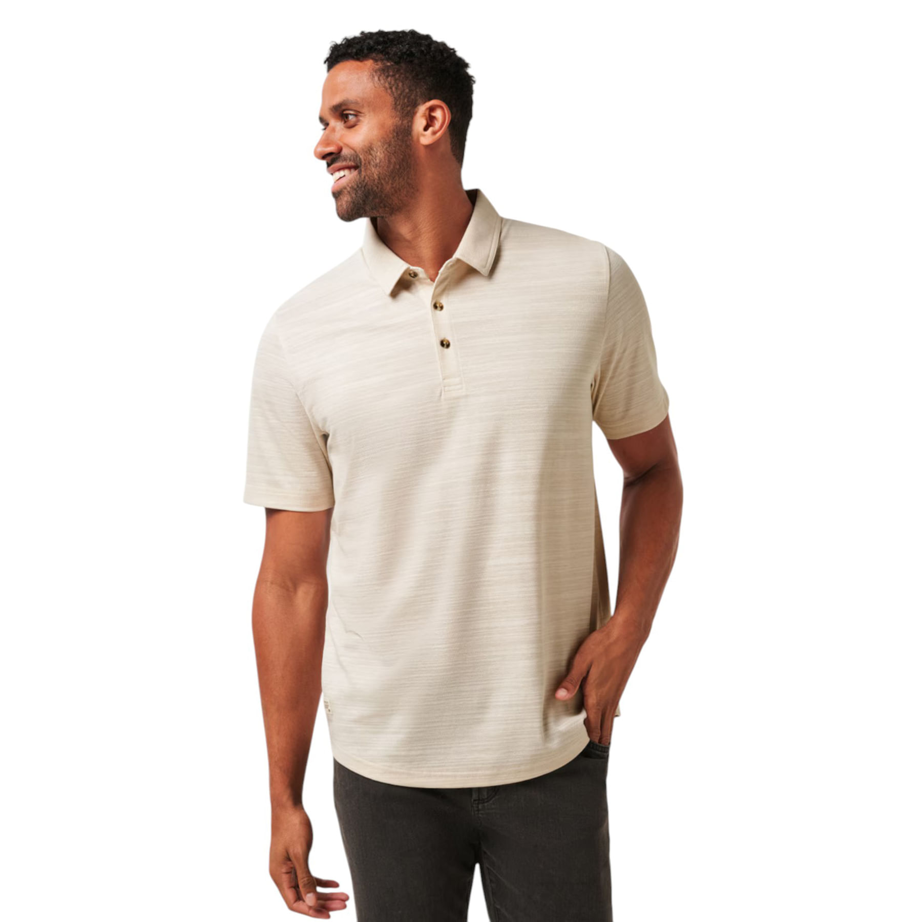 TravisMathew West End Polo - Men's Italian Sand