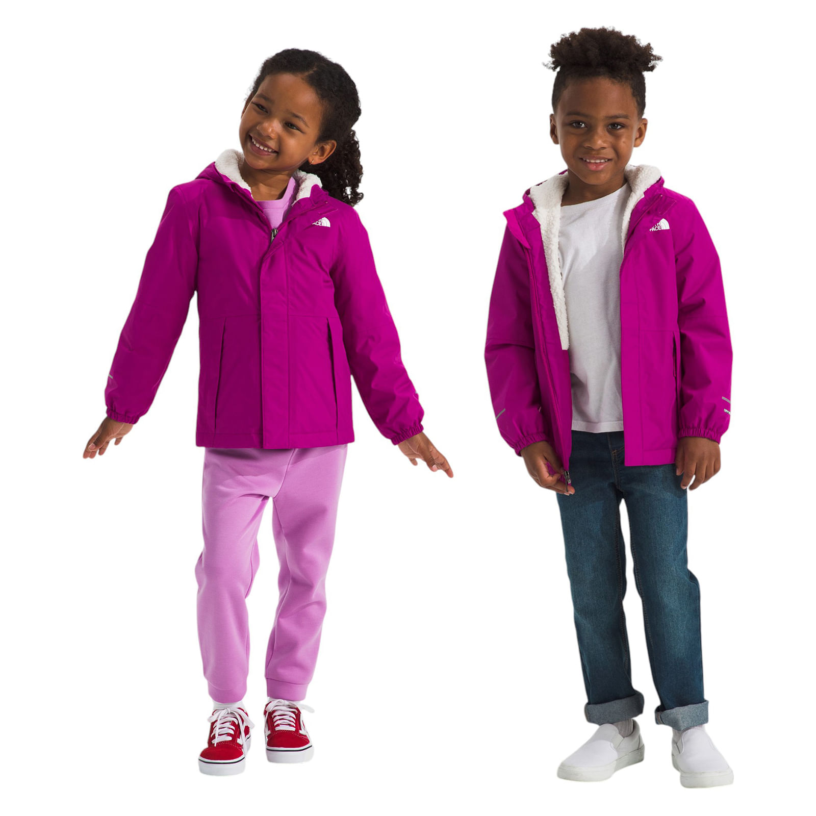 The North Face Warm Antora Rain Jacket - Kids' Deep Mulberry