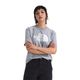 The North Face Core Half Dome Short Sleeve Shirt - Women's TNF Pale Grey Heather / TNF White