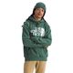The North Face Half Dome Pullover Hoodie - Men's Duck Green / TNF White