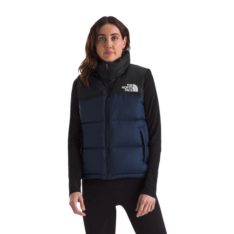 The-North-Face-1996-Retro-Nuptse-Vest---Women-s-Summit-Navy---TNF-Black
