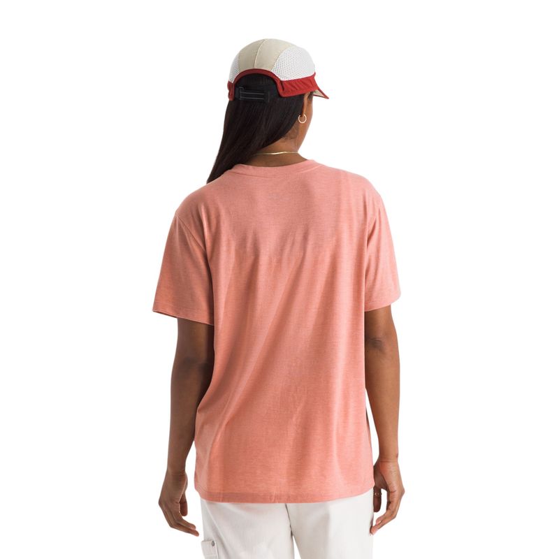 The-North-Face-Tri-Blend-Short-Sleeve-Shirt---Women-s-Rose-Dawn-White-Heather