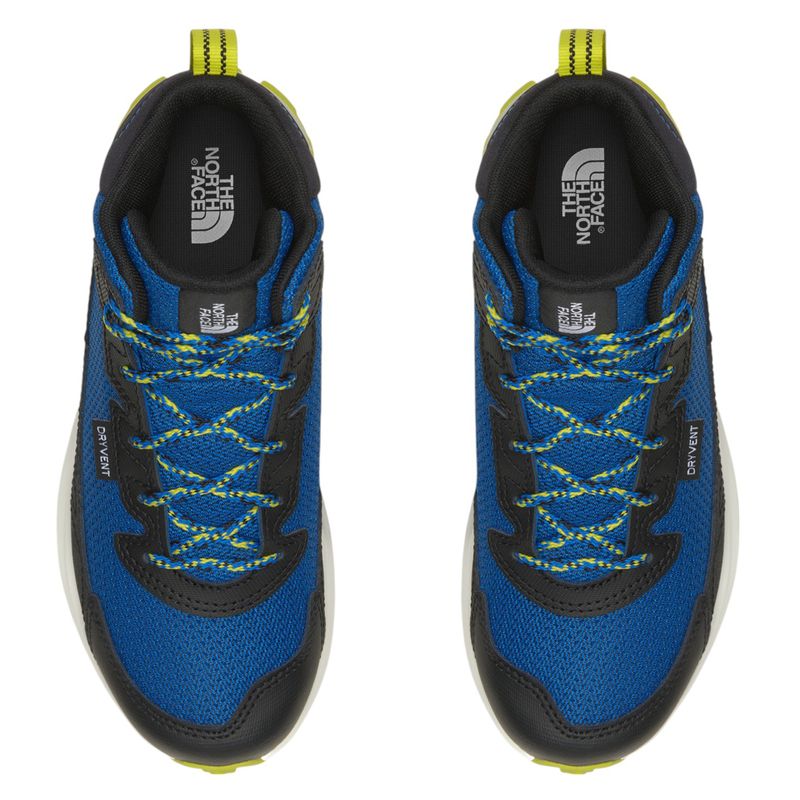 The-North-Face-Fastpack-Hiker-Mid-Waterproof-Boot---Kids--Hero-Blue---TNF-Black