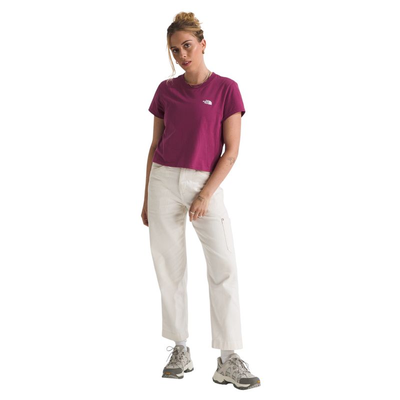The-North-Face-Evolution-Short-Sleeve-Shirt---Women-s-Cyber-Berry