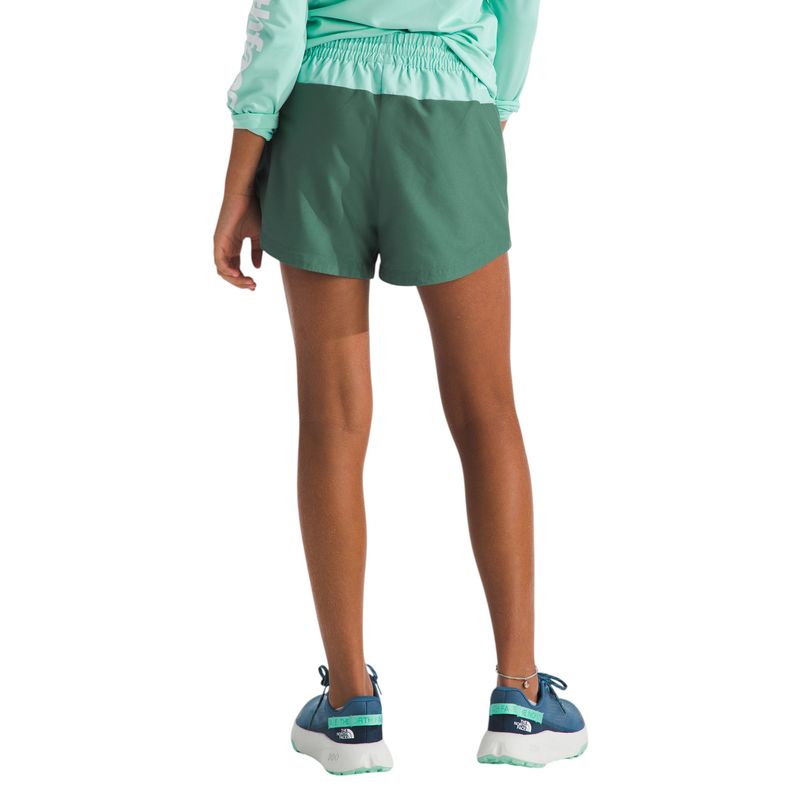 The-North-Face-Class-V-Pathfinder-Pull-On-Short---Girls--Bright-Foam-TNF-Topo-Phantom-Print---Duck-Green-TNF-Topo-Phantom-Print