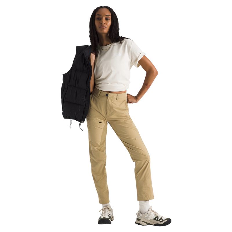 The-North-Face-Core-Box-NSE-Short-Sleeve-Short---Women-s-White-Dune
