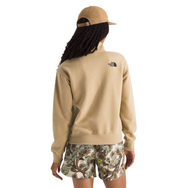 The-North-Face-Box-Half-Dome-1-4-Zip---Women-s-Khaki-Stone