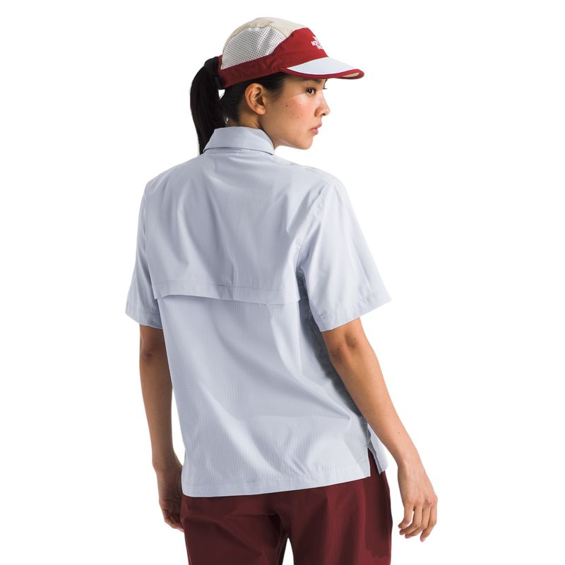The-North-Face-Lightrand-Short-Sleeve-Shirt---Women-s-Mystic-Haze
