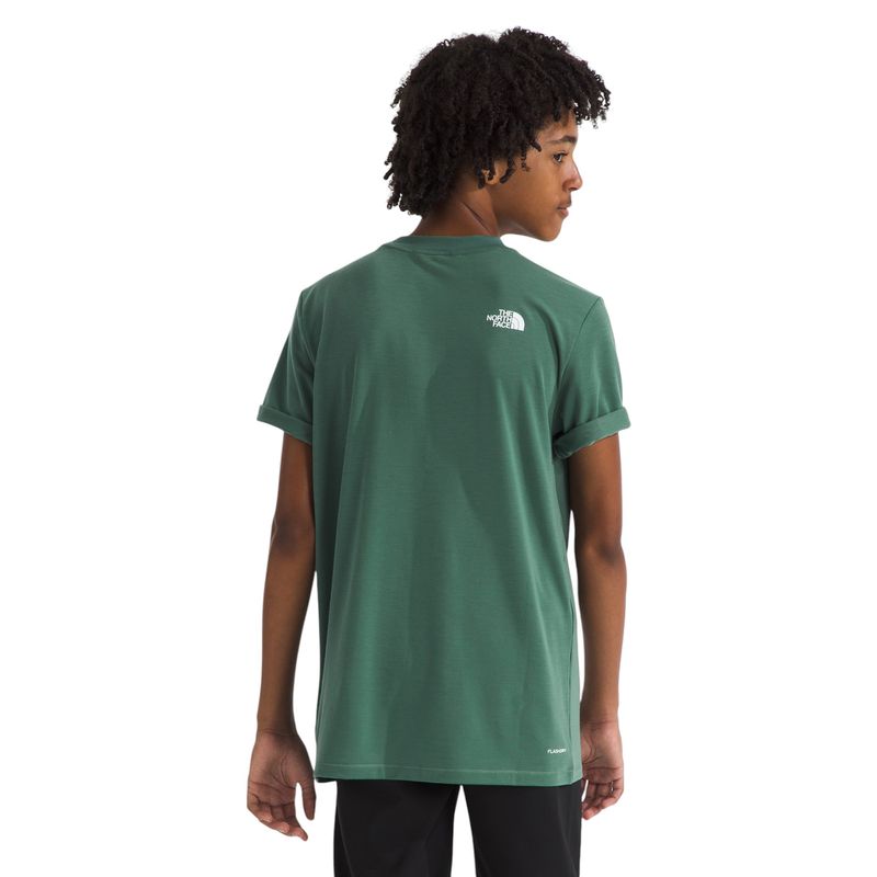 The-North-Face-Adventure-Short-Sleeve-Tee-Graphic---Youth-Duck-Green