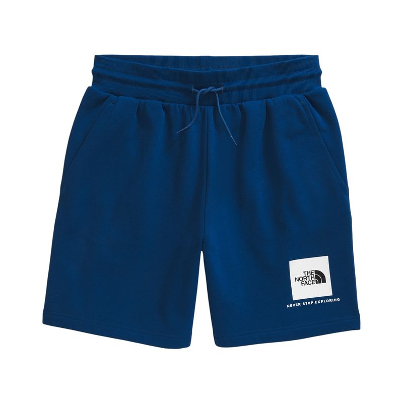 The-North-Face-Box-NSE-Regular-Shorts---Men-s-Estate-Blue---TNF-White