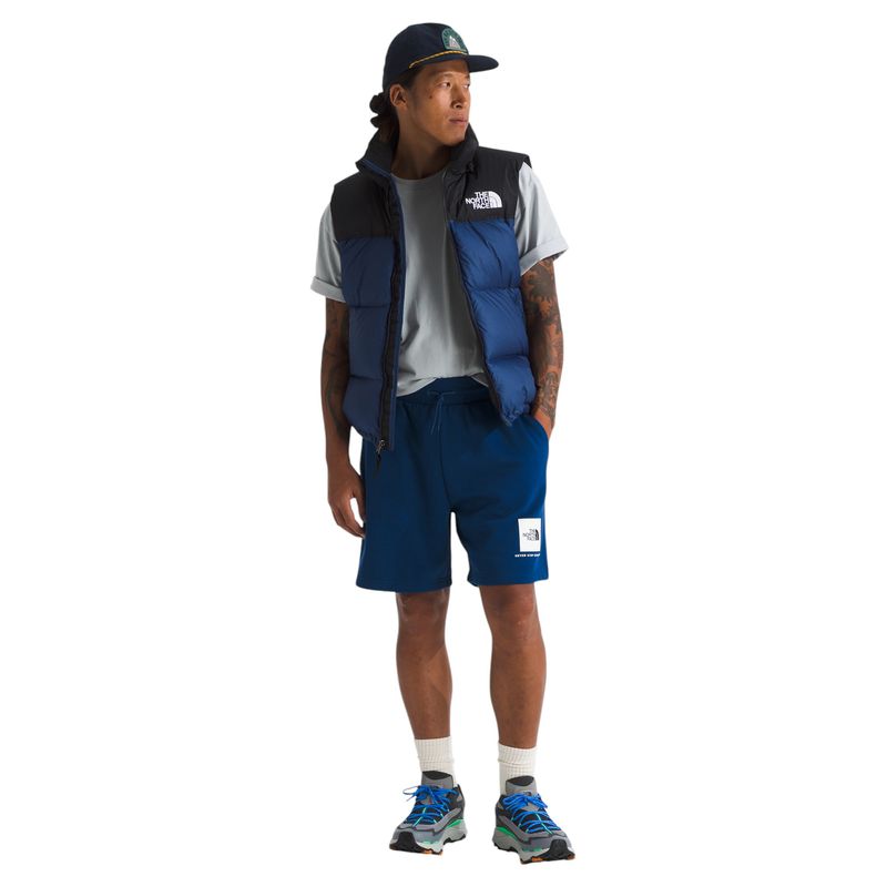 The-North-Face-Box-NSE-Regular-Shorts---Men-s-Estate-Blue---TNF-White