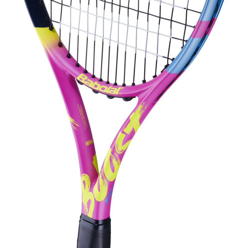 Babolat-Boost-Rafa-2nd-Gen-Strung-Tennis-Racquet-Yellow---Pink---Blue