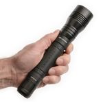 LUXPRO-1600-Lumen-Pro-Series-Rechargeable-Flashlight-Tan---Black