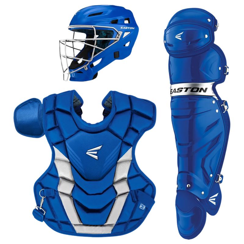 Easton Gametime Catchers Gear Box Set - Youth Royal Blue