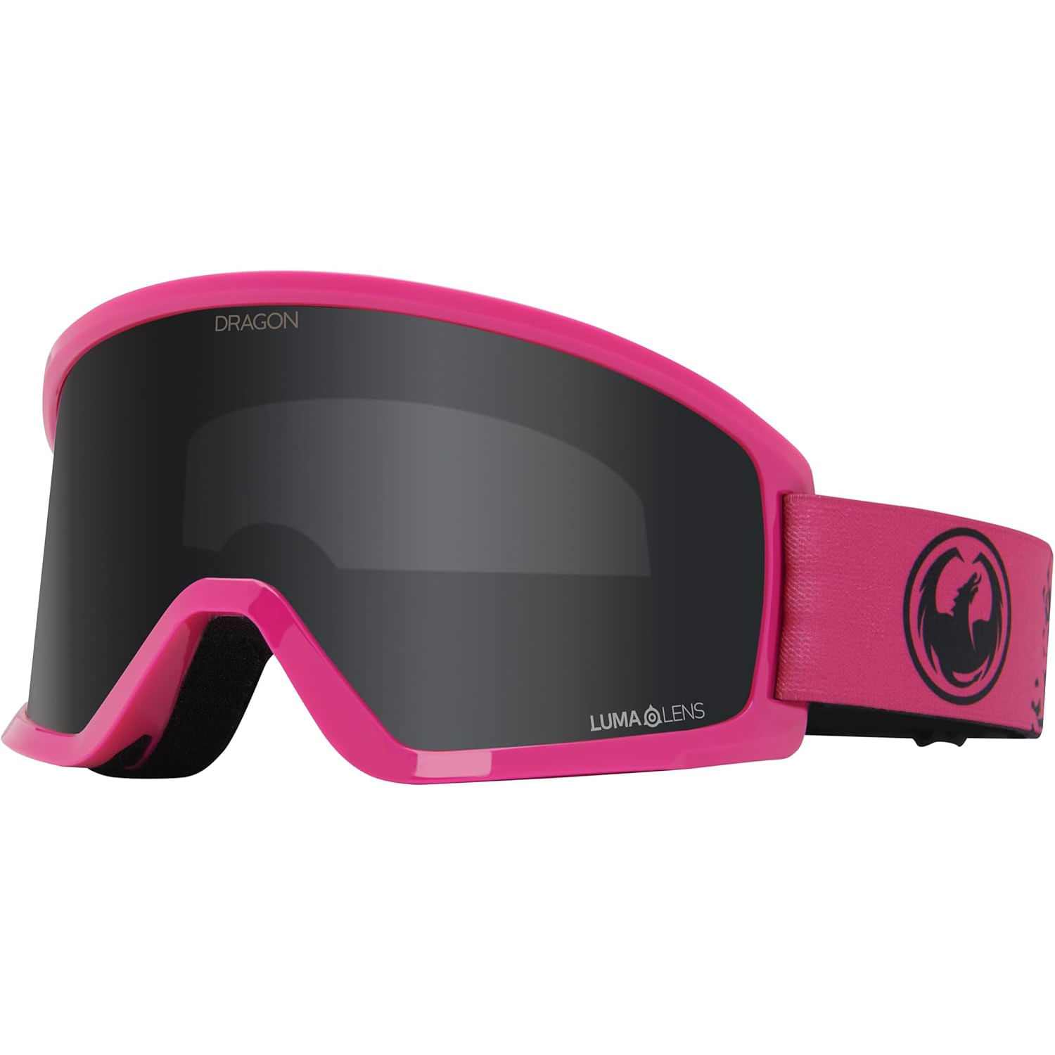 DRAGON DX3 OTG Snow Goggle Blasted Pink / Lumanlens Dark Smoke