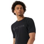 Arc-teryx-Ionia-Merino-Wool-Arc-Word-Logo-Short-Sleeve-Shirt-Black