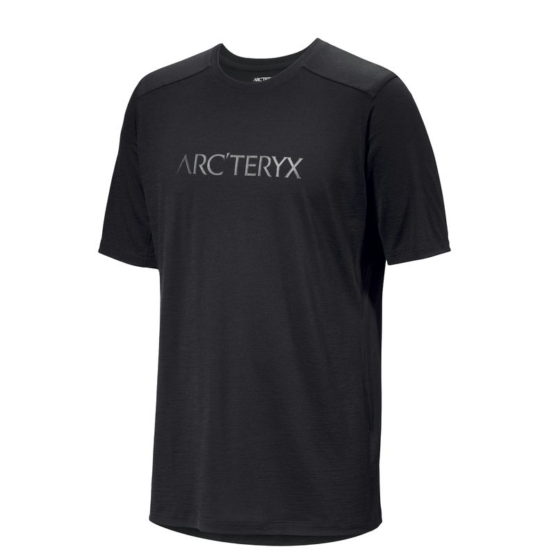 Arc-teryx-Ionia-Merino-Wool-Arc-Word-Logo-Short-Sleeve-Shirt-Black