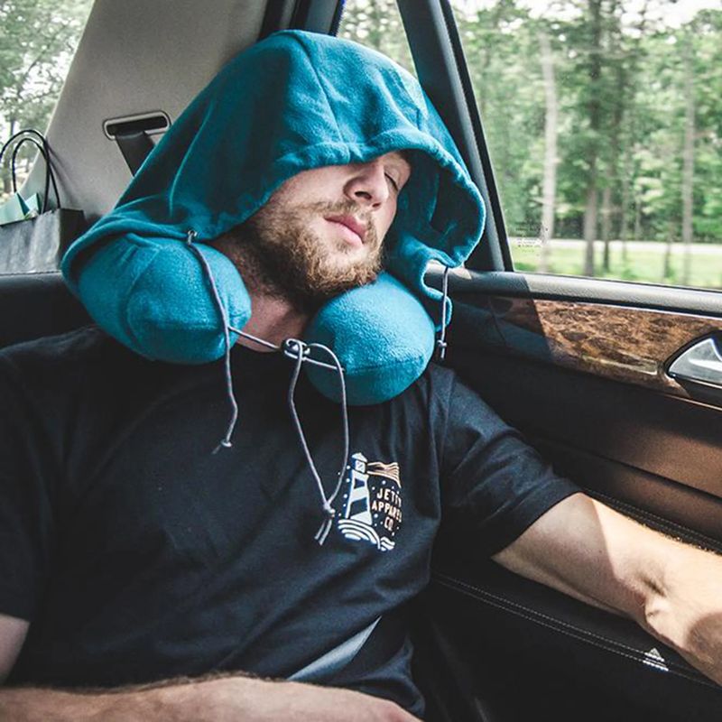 Grand-Trunk-Hooded-Travel-Neck-Pillow-Peacock-Green