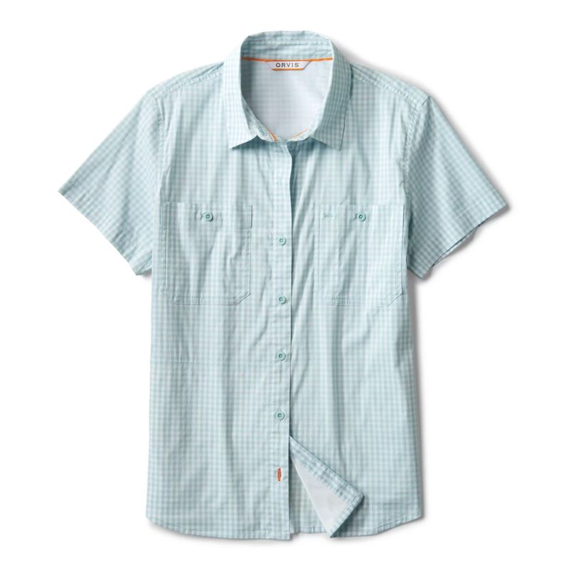 Orvis-River-Guide-Shirt---Women-s-Blue-Mist-Gingham