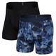 Saxx Droptemp Cooling Cotton Boxer (2-pack) - Men's DAYBREAK CAMO/BLACK