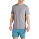 Saxx Droptemp All Day Cooling Short Sleeve Tee TRADEWINDS HEATHER