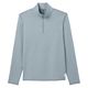 Vuori Ponto 1/2 Zip Mock Neck Dusty Blue Heather
